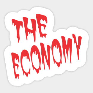 The Economy Monster Sticker